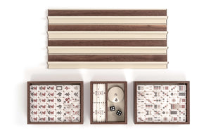 Luxury Leather Mahjong Set – Handcrafted by Pinetti