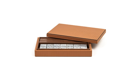 Luxury Leather Dominoes Set