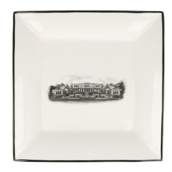 Personalised House or Church Painting on English Bone China Dish