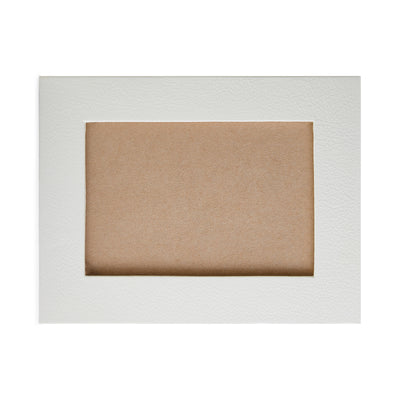 The Ivory Landscape Leather Frame – 6x4