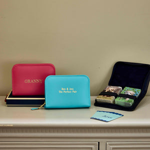 Travel Playing Card Case Navy