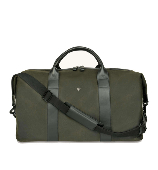 The Cavendish Waxed Canvas & Leather Weekender