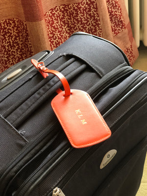 Chelsea Leather Luggage Tag