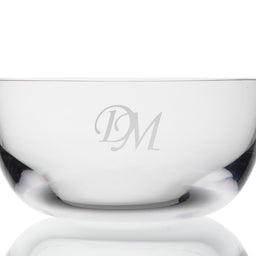 Personalised Clear Crystal Bowl