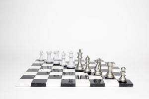 Bold Chess Set – Frost & Night Sky Edition