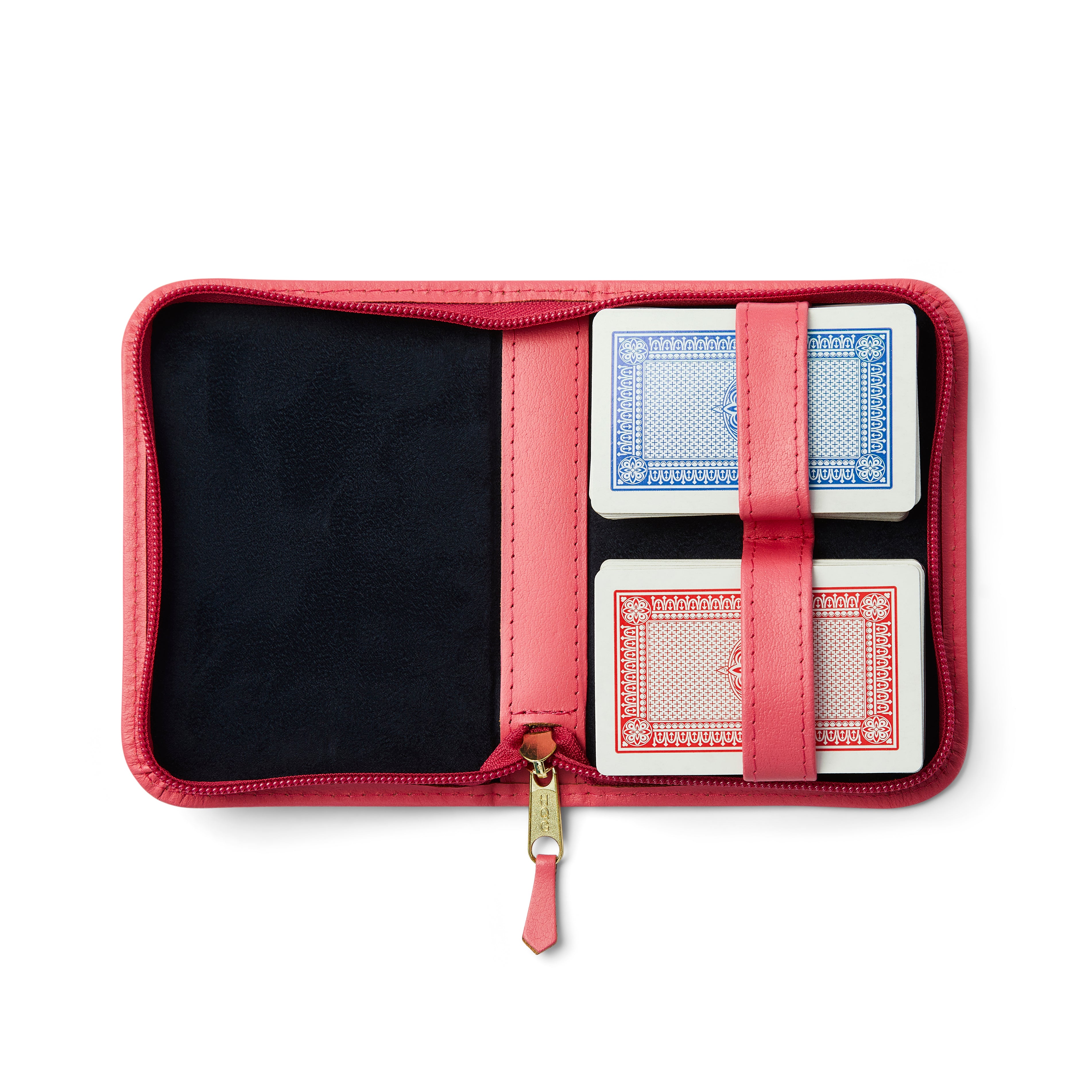 Travel Playing Card Case Pink Noble Macmillan