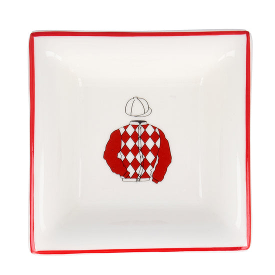 Personalised Racing Silks Bone China Dish