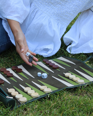 Luxury Leather Travel Backgammon Sets