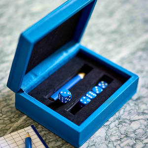 Luxury Leather Yahtzee Set – Personalised Family Dice Game