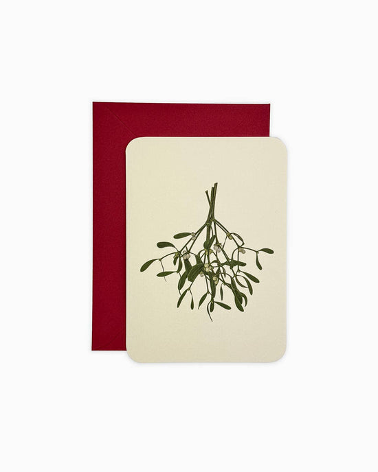 Mistletoe Christmas Greeting Card | Christmas Card