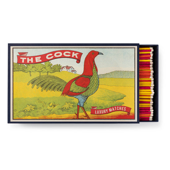 The Cock Giant Matchbox – Supersized Colourful Matches