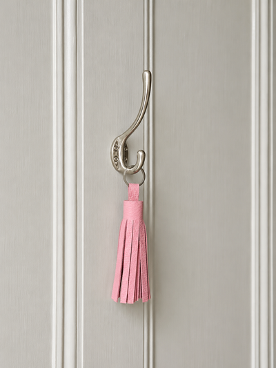 Leather Tassel Keyring & Bag Charm