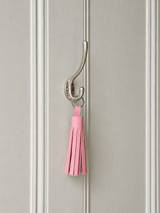 Leather Tassel Keyring & Bag Charm