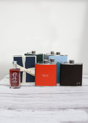 Orange Hip Flask