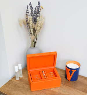 Large Jewellery Box Tangerine