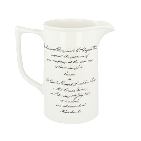 Wedding Keepsake Tankard Jug
