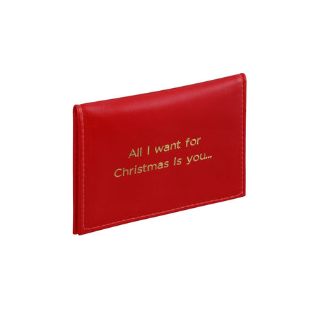 All I Want For Christmas is You Travel Card Holder