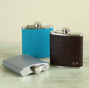 Bondi Blue Hip Flask