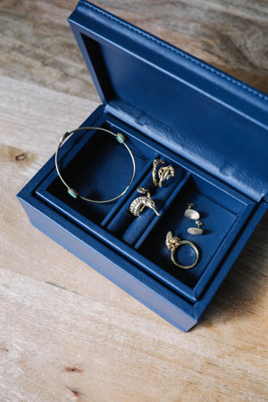 Large Jewellery Box Sapphire