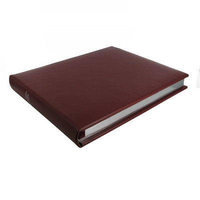 Marlborough Lined Landscape Leather Visitors Book