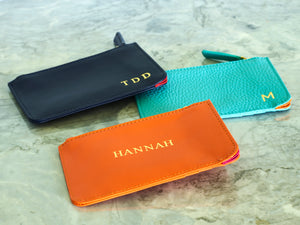 Zipped Card Wallet