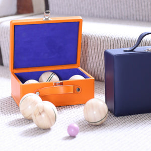 Luxury Indoor Boules Game Tangerine