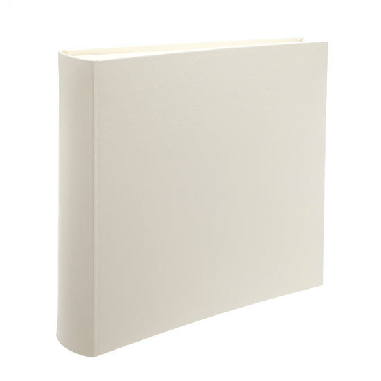 Ivory Square Leather Photo Album