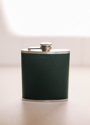 Racing Green Hip Flask