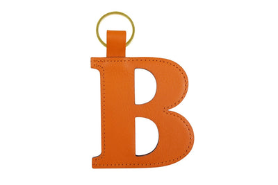 Tangerine Alphabet Keyrings