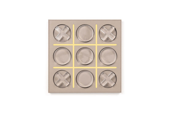 Luxury Leather Boston Tris Tic Tac Toe