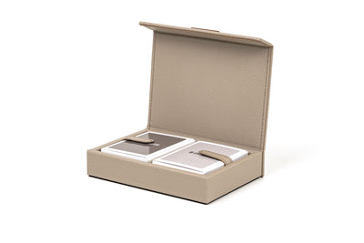 Luxury Leather Travel Card Case