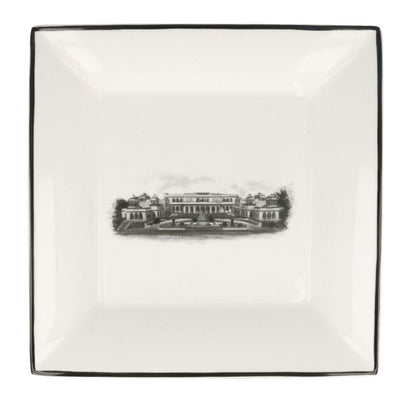 Personalised House or Church Painting on English Bone China Dish