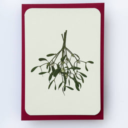 Mistletoe Christmas Greeting Card | Christmas Card