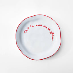Statement Plate - 'C'est la cerise sur le gateau'