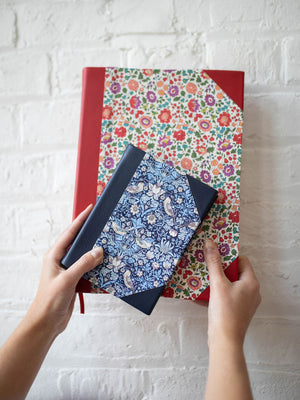 Small Plain Journal made with Liberty Fabric