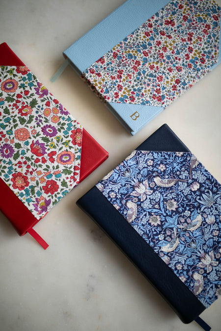 Small Plain Journal made with Liberty Fabric