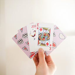 Jakki Doodles Cards Set - Pink lips