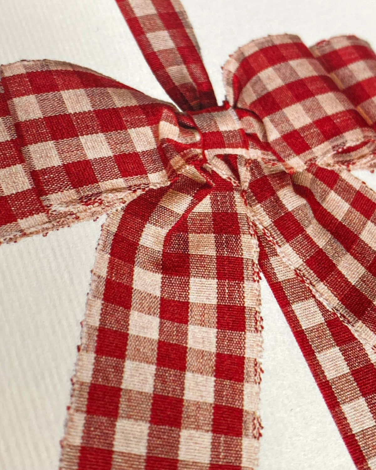 Gingham Bow Greeting Card | Birthday Card | Luxury Cards