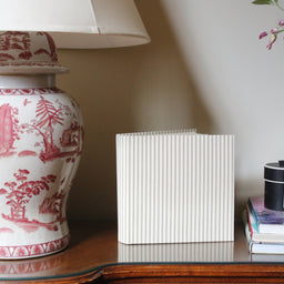 Linen Stripe Square Photo Album