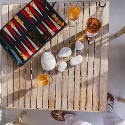 Luxury Leather Travel Backgammon Sets