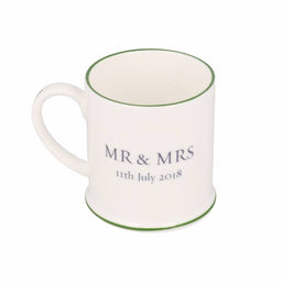 Mr & Mrs Personalised Espresso Mugs