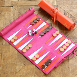 Luxury Leather Travel Backgammon Sets