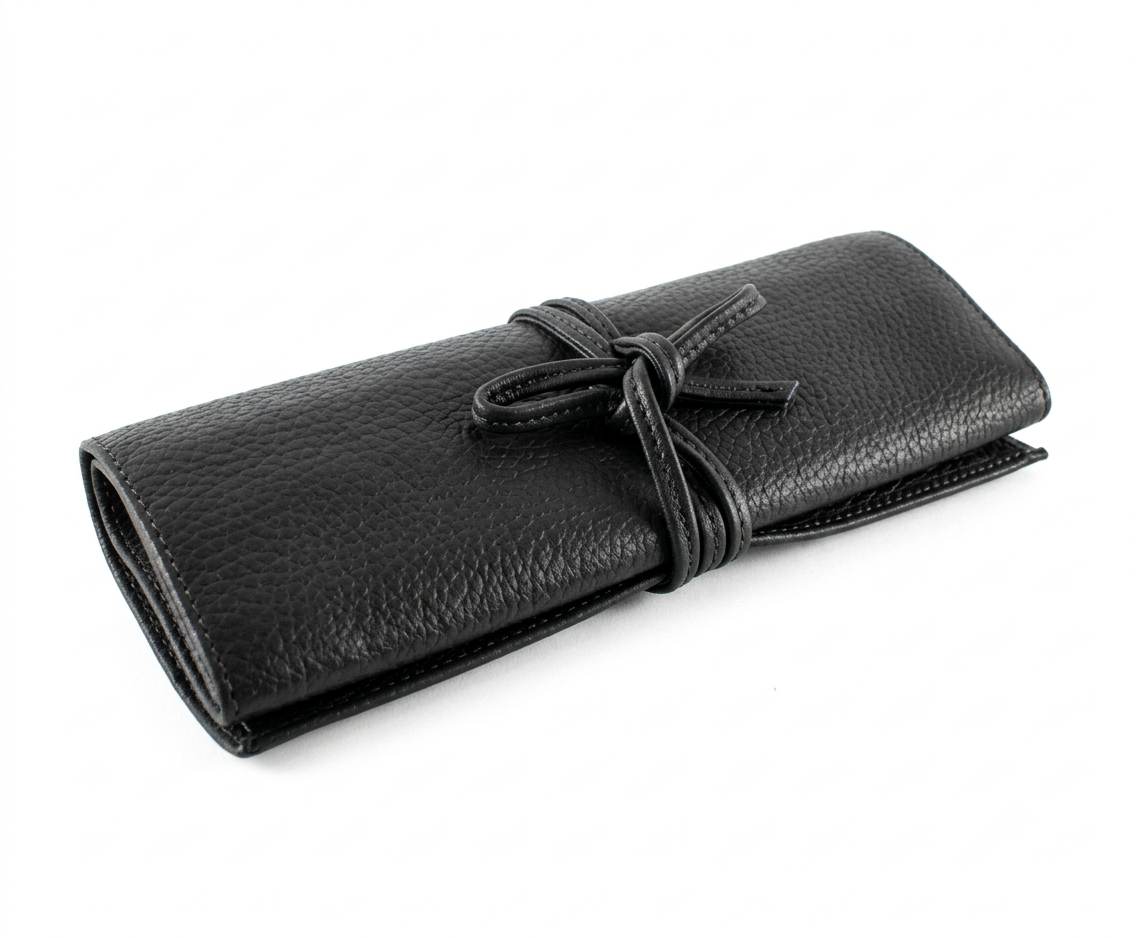 Leather Jewellery Roll