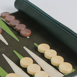 Luxury Leather Travel Backgammon Sets