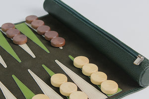 Luxury Leather Travel Backgammon Sets