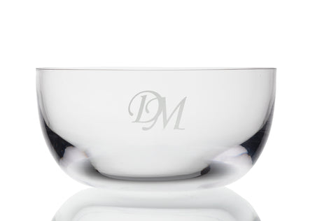 Clear crystal bowl