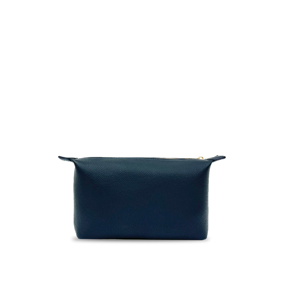 Medium Leather Navy Beauty Bag