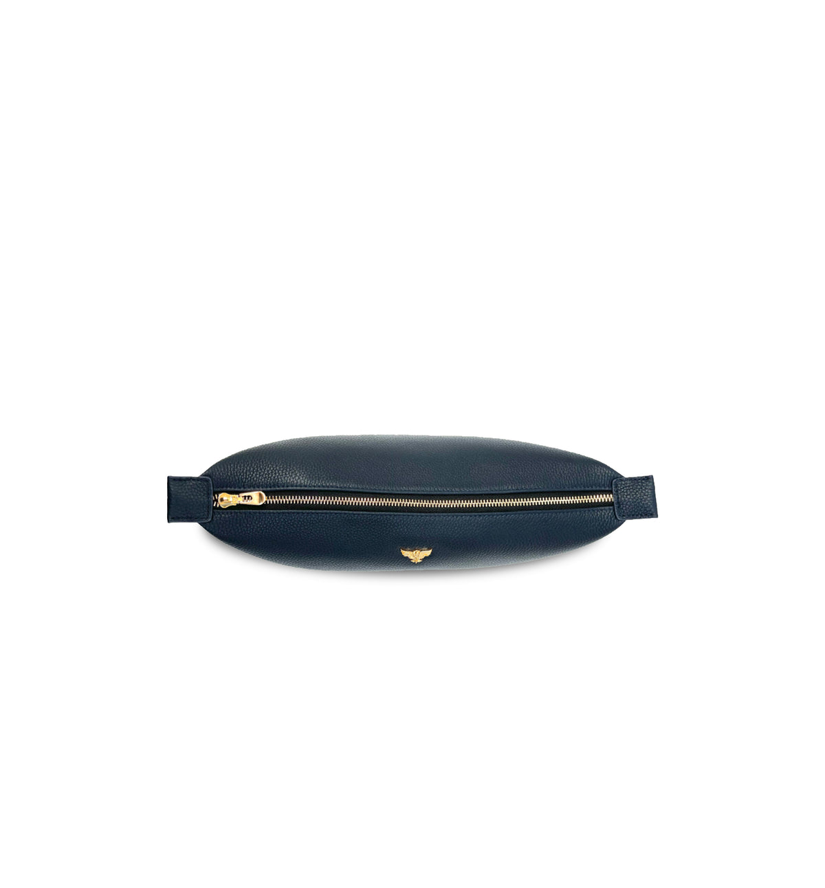 Medium Leather Navy Beauty Bag