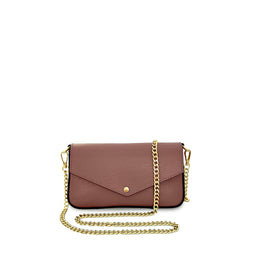 The Munro Black Leather Shoulder Bag