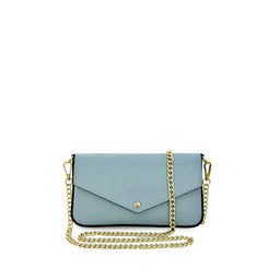 The Munro Black Leather Shoulder Bag